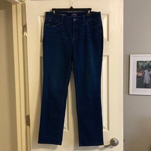 NYDJ Women's Straight Leg Jeans - Deep Blue